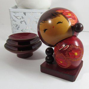 Yamagata style made by Sejiro Japanese kokeshi dol